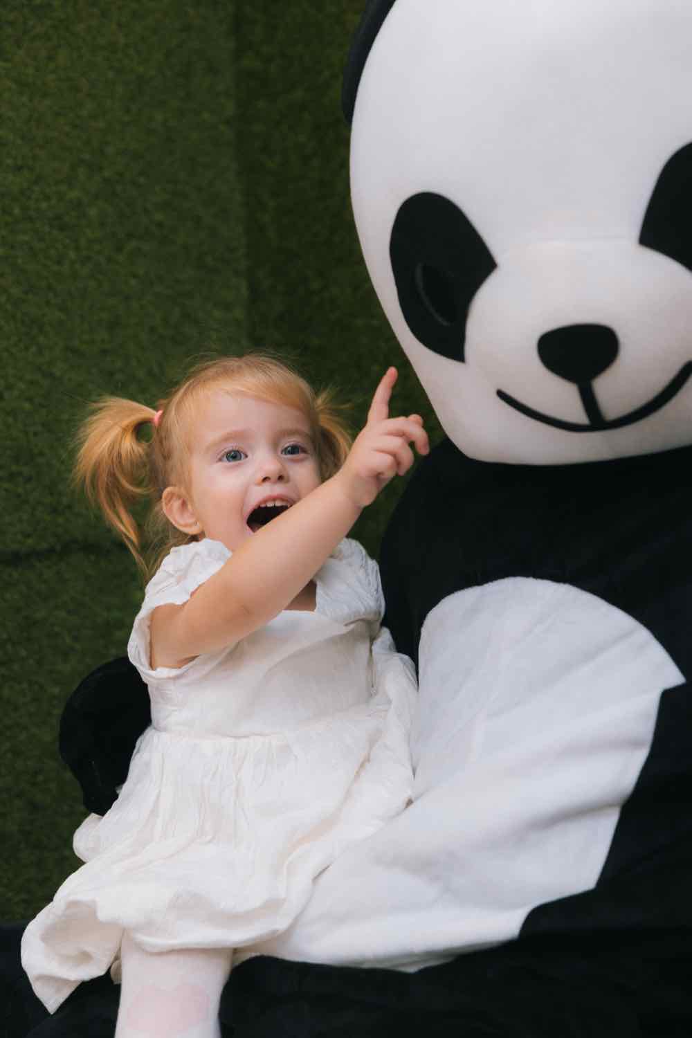 Maskota Panda i slavljenica